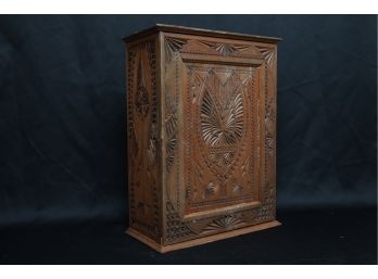 Antique Chip Carved Cabinet/Box