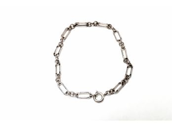 Sterling Silver Bracelet In A Unique Link