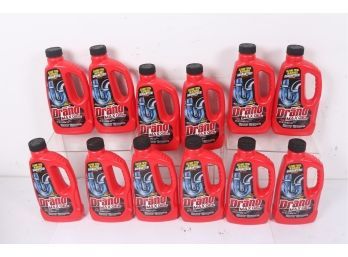 Case Of 12 Drano Max Gel 32 Fl Oz Bottles New