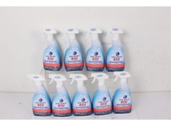 Case Of 9 RTU Germicide With Bleach Fresh Scent , 32 OZ Spray Bottles 9 Per Carton New