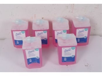 Case Of 6 Kleenex/Scott Pink Foam Skin Cleanser W Moisturizer Scented Refills