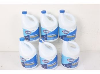 6 Clorox 121 Oz. CloroxPro Commercial Concentrated Germicidal Bleach NSF Approved