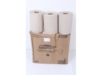 100 Recycled Hardwound Roll Paper Towels, 7 7/8 X 350 Ft, Natural, 12 Rolls/Ct