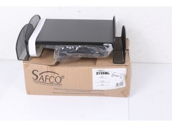 Safco Onyx Mesh Steel Monitor Stand 19 1/4 X 11 1/4 X 6 14 Black 2159BL