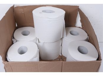 Case Of 6 Center-Pull Hand Towel, White, 7-7/8 In X 10 In, 600 Per Roll