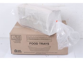Case Of Boardwalk 30LAG300 Paper Food Baskets, 3lb Capacity, Red/White, 500/Carton