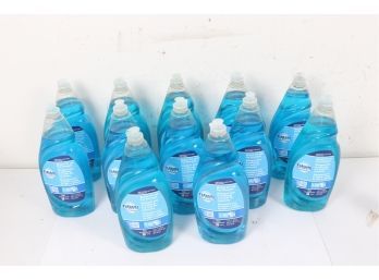 Case Of 12 Dawn Manual Pot And Pan Dish Wash Detergent Blue 38 Oz Liquid
