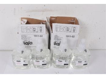 GOJO 1911-02 Foam Handwash Fragrance Free 1200mL Refill 2 Boxes 4 Total