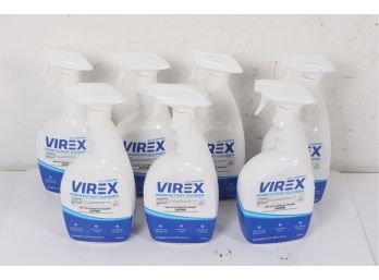 7 Spray Bottles Of Diversey CBD540533 VIREX All Purpose Disinfectant Cleaner