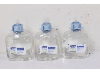 3 SKILCRAFT PURELL Refill Foam Hand Sanitizer, 1,200 ML, Clear New