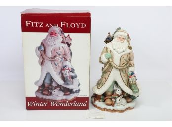 Fitz And Floyd Winter Wonderland Santa