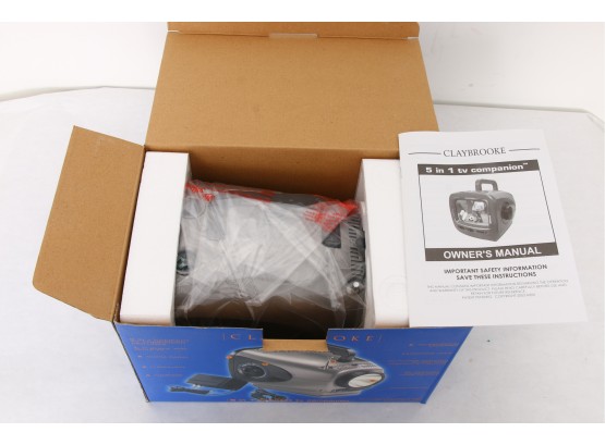 Claybrooke 5-in-1 Compact TV Companion - New In Box