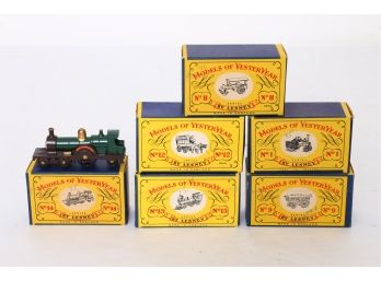 Group Of 6 Models Of Yesteryear By LESNEY Made In England Model Toys - New In Boxes