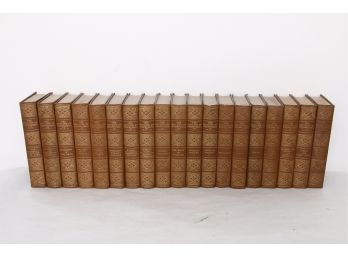 Antique 1924 Almost Complete Set Of The Outline Of Knowledge Books By J.A. Richards