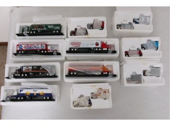 Group Of NEW Toy Model Trucks And Tractor Trailers By MATCHBOX