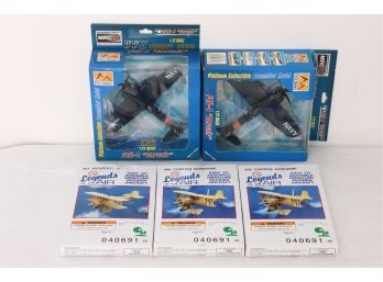 Group Of Model Planes From MRC And Legends Of The Air Kits - New