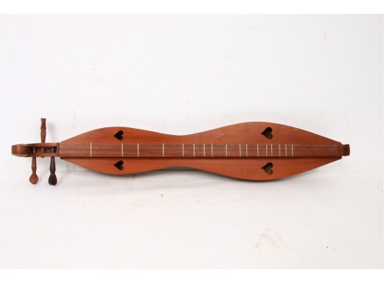 Rare Vintage 1971 Dulcimer Folk Art Instrument Hand Made To Order By Edward Presnell Of Boone NC
