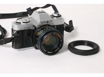 Minolta X-370 35mm Photo Camera With MC ROKKOR-X PF 50mm F/1.7 Lens