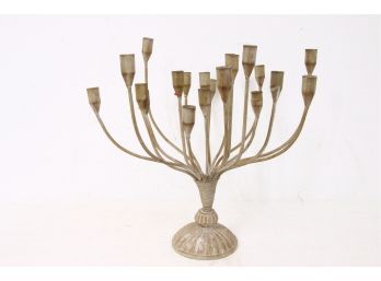Vintage Multi-candles Metal Candelabra