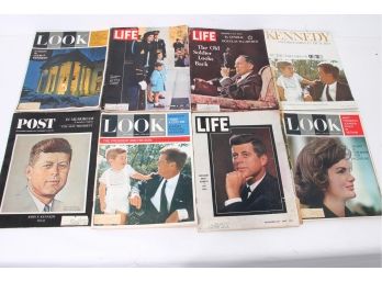 Group Of 1960's LIFE And LOOK Magazines About JFK