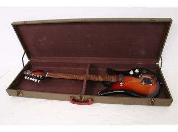 Vintage Electric Guitar With Hard Case