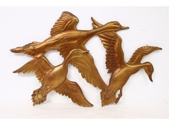 Vintage Flying Ducks Or Geese Wall Decoration