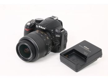 NIKON D31 SLR Camera With Nikon VR AF-S 18-55mm F/3.5-5.6 G Lens