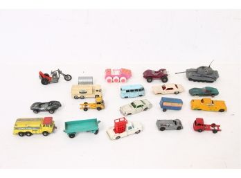 Lot Of Vintage Die Cast Cars From Marx, Lesney, Husky, Tootsietoy, Lindberg, Tonka, Topper & More