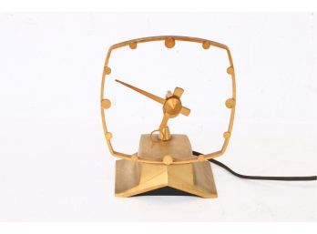 Vintage JEFFERSON Golden Secret Electric Clock - Working