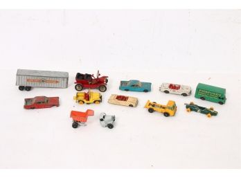 Vintage LESNEY Made In England Model Cars Toys Die Cast