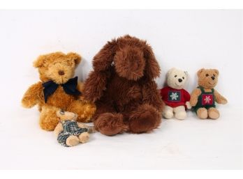 Lot Of Collectible Plush Bears From Gund & Others