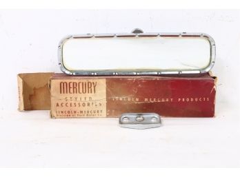 Genuine Vintage 1953 1954 1955 Rear View Mirror For Mercury Cars P/n BC-18400-B