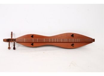 Rare Vintage 1971 Dulcimer Folk Art Instrument Hand Made To Order By Edward Presnell Of Boone NC