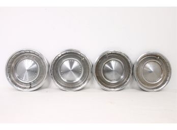 Group Of 4 Vintage 1963 Lincoln Continental Hub Caps