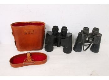 Pair Of Vintage BINOLUX 7x50 & TESCO 10x50 Binoculars