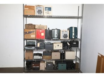 Group Of Vintage Movie Projectors And Other Accessories