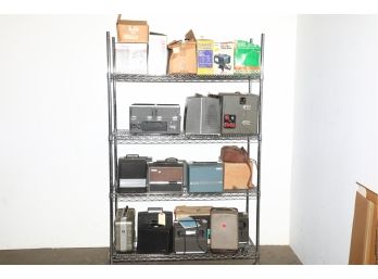 Group Of Vintage Movie Projectors And Other Accessories