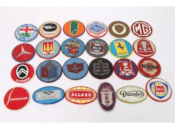 Large Lot Of Vintage General Mills Wheaties Tin Auto Emblems