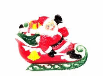 Empire Plastics Santa On His Sleigh Blow Mold
