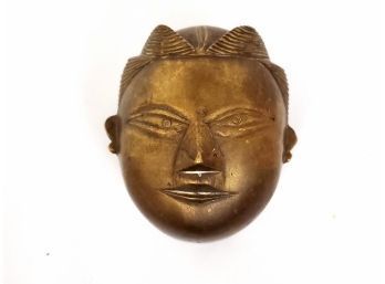 Brass Indian Head Trinket Box