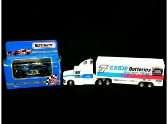 Matchbox 1993 Tractor Trailer And 1992 Modified Legends
