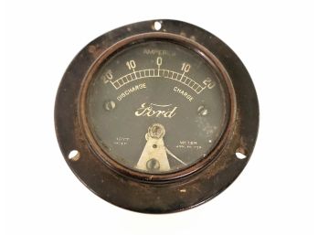 Vintage Ford Amperes Gauge