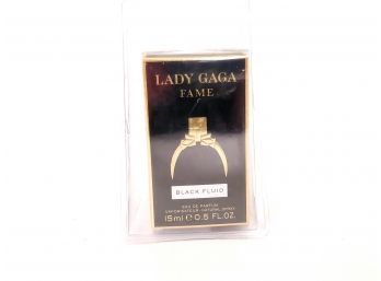 Lady Gaga Fame Black Fluid Perfume 15ml New In Box