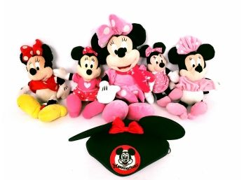 Disney Minnie Mouse Plush Collection And Musketeers Hat