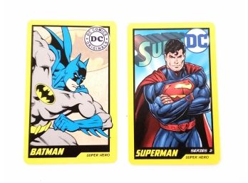 2 DC Comic Collectors Cards DC Original Comics Batman And Superman Series 2
