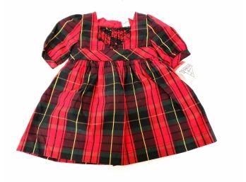 Osh Kosher Plad Girls Dress9 Months New With Tags