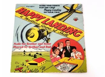1938 'happy Landing' Game Box Cover