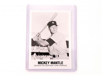 1977 Mickey Mantle Baseball Card Renata Galasso Inc