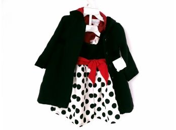 New Heirlooms 12 Month Girls Outfit Dress With Jacket