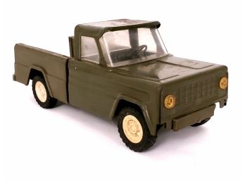 Vintage Structo Military Metal And Plastic Truck